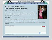 Tablet Screenshot of nvballroom.dk